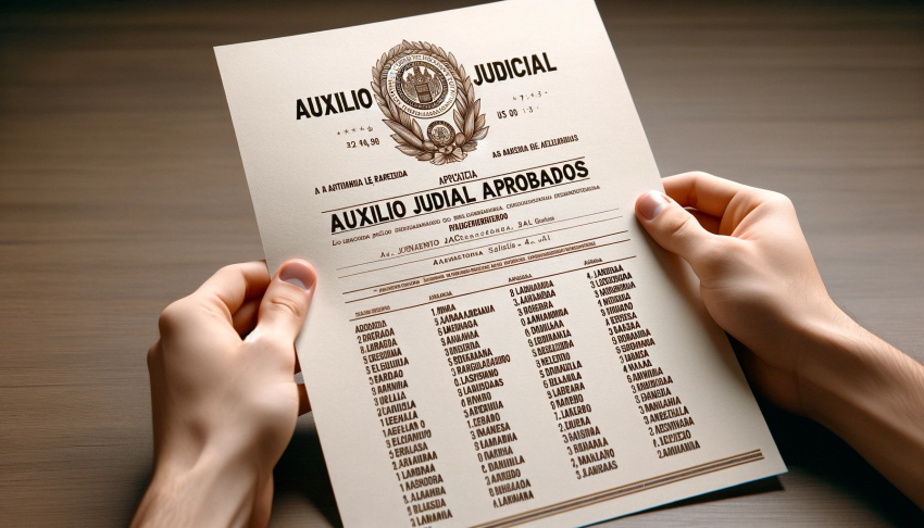 Resultados del Examen de Auxilio Judicial: Relación de Aspirantes por Ámbito Territorial 1 lista de aprobados examen de auxilio judicial