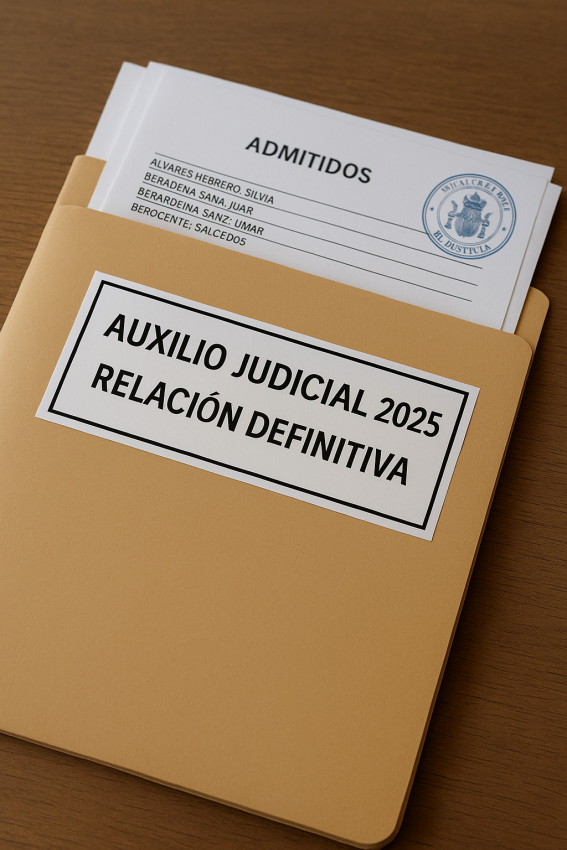 Relación definitiva Auxilio Judicial 2025 (cupo discapacidad): consulta y presenta tus méritos 1 ChatGPT Image 20 may 2025 09 08 15