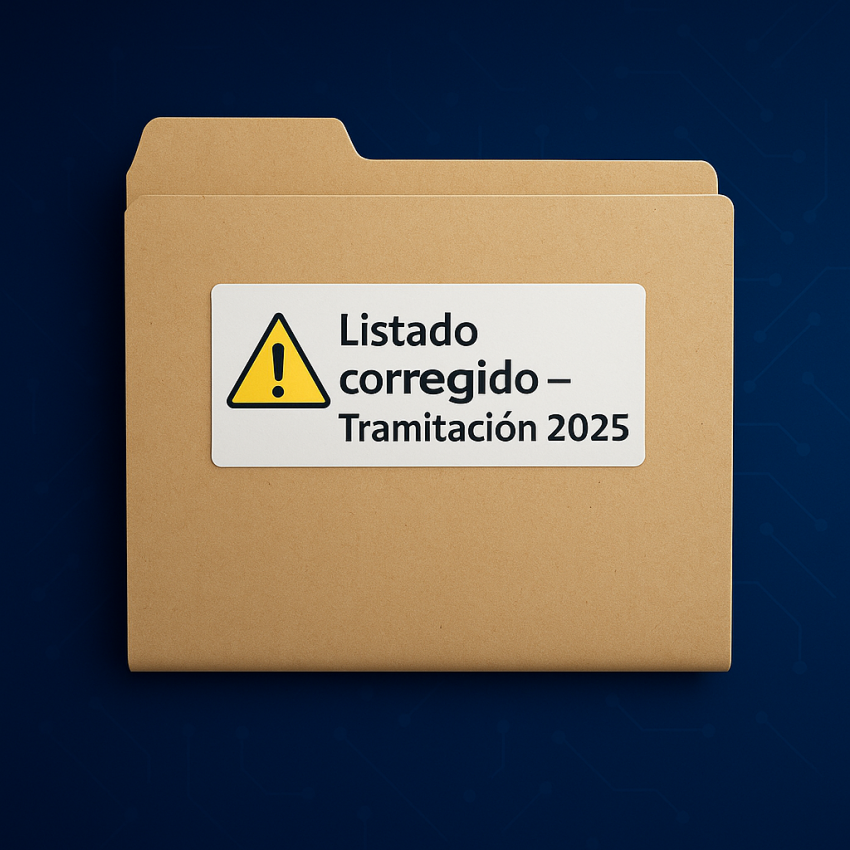 Rectificación listado Tramitación Procesal 2025: ¿Afectado? 2 ChatGPT Image 29 may 2025 08 38 20