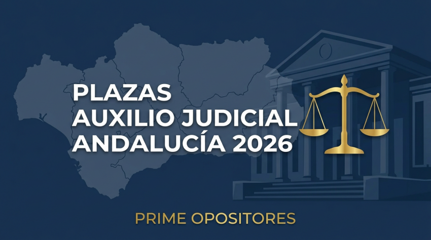 Publicadas las plazas de Auxilio Judicial en Andalucía: ¿Dónde te tocará si apruebas? 1 plazas auxilio andalucia 2026