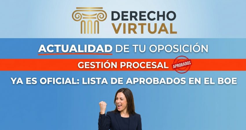 lista aprobados gestion procesal boe 2026
